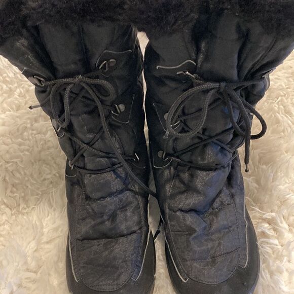 San Bernardo Puffy quilted snow boots size 7 - Picture 2 of 10